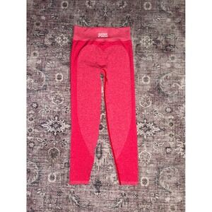 Victoria's Secret PINK Active Heart Contour Seamless Leggings Pink Marled Medium